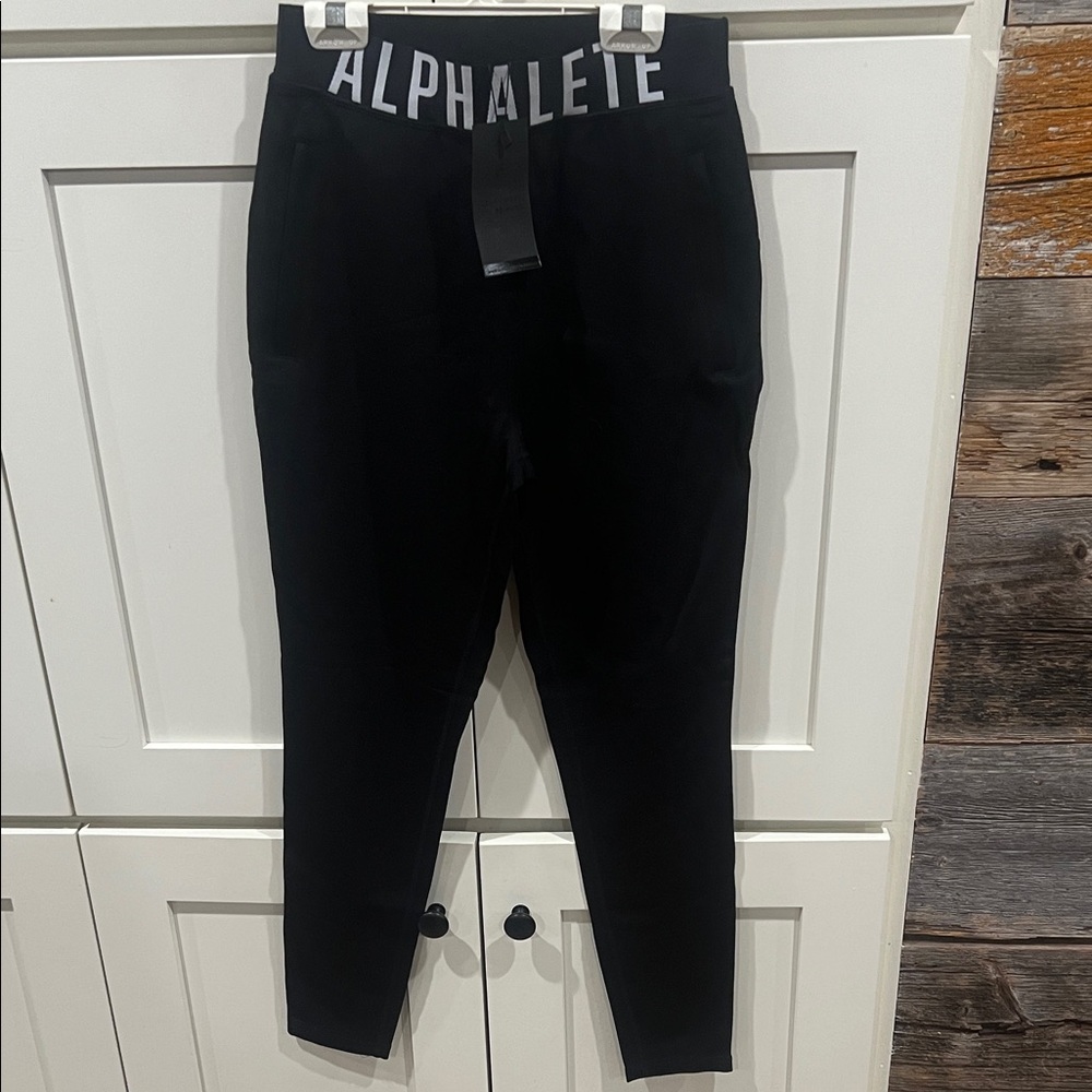 Alphalete Womens Black Bonded Joggers NWT Size S